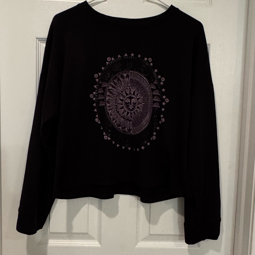 Sun print black top